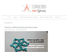 Tablet Screenshot of corriendocontijeras.com